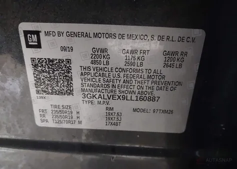 3GKALVEX9LL160887